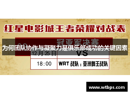 为何团队协作与凝聚力是俱乐部成功的关键因素